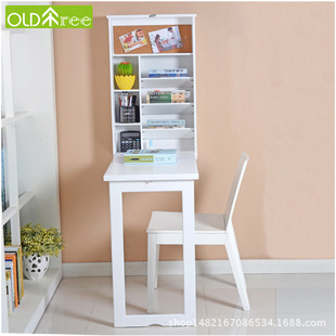 Small apartment wall-mounted table, wall-mounted beauty nail study home wall-mounted foldable bar table, dining desk, computer table